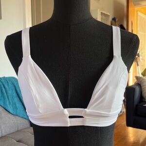 Vitamin A Eco White Neutra bralette bikini NWT size 6/S